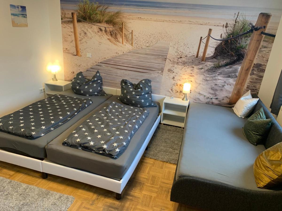 Mainpark Apartment 4 Schlafzimmer Bis Zu 10 Personen Direkt Ueber Aschaffapartment Bei Aschaffenburg Mainaschaff Bagian luar foto